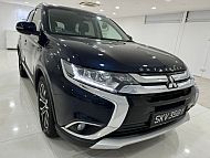 Mitsubishi Outlander 2.4 CVT AWD Sunroof Facelift 2015 Blue Rear Entertaiment 